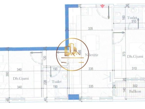 Tipologji Apartamentesh 2+1+2 në Tirana Entry II 1300€/m²!