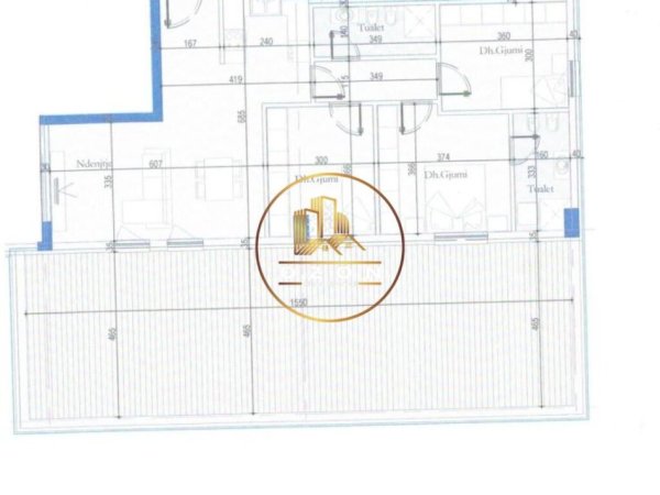 Tirane, shitet apartament 3+1+Ballkon, Kati 6, 116 m² 150,800 € (29 nentori)