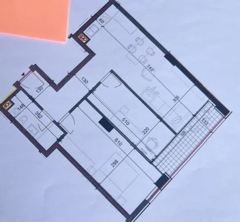 Tirane, shitet apartament 2+1+Ballkon, Kati 6, 95 m² 107,780 € (Shkoze)