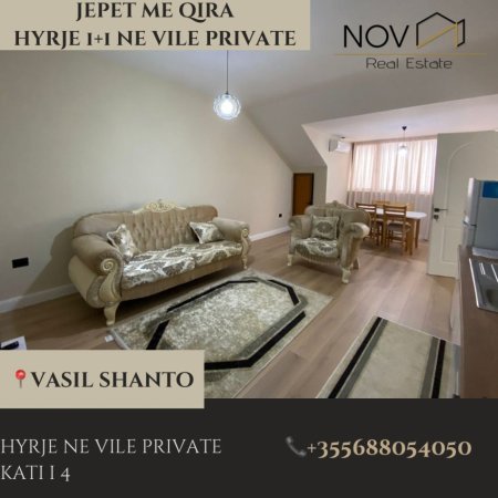 Tirane, jepet me qera shtepi 1+1, Kati 4, 60 m² 550 € (Vasil Shanto)