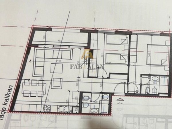 Tirane, shitet apartament 2+1, Kati 6, 100 m² 145,000 € (Jordan Misja)