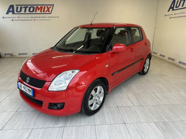 Tirane, shes makine SUZUKI SWIFT , Benzin+Gaz, e kuqe, manuale, Kondicioner, 212000 km, 3,100 €