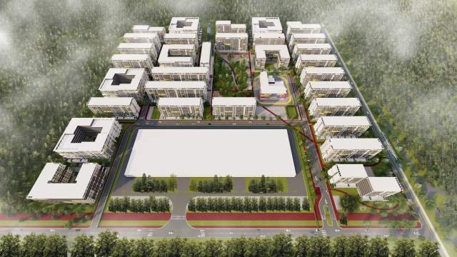 Tirane, shitet apartament 2+1+A+BLK Kati 7, 88 m² 72.000 Euro (Univers City)