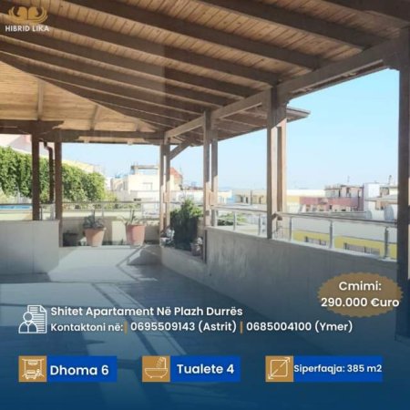 Golem, shes apartament Kati 6, 385 m² 290.000 Euro (Plazh Durres)