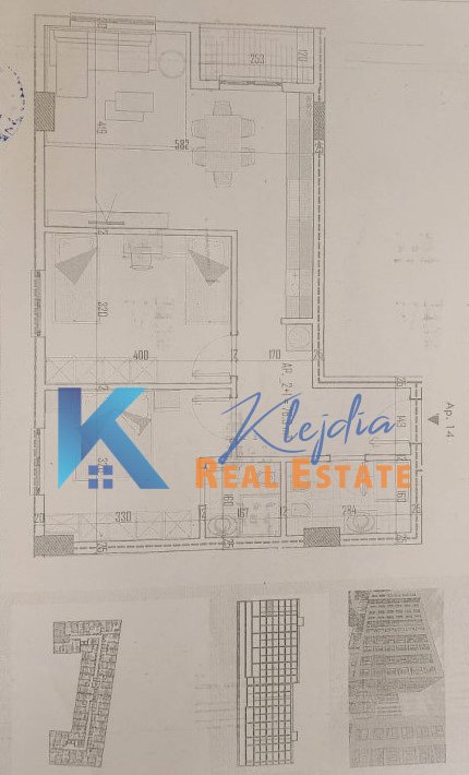 Tirane, shitet apartament 2+1, Kati 2, 89 m² 75,700 € (Paskuqan, Apollo Residence)