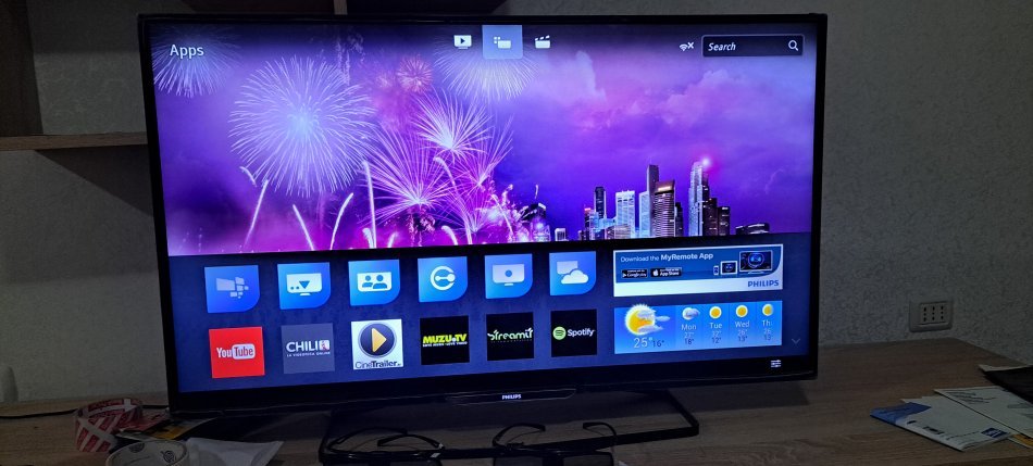 Tirane, shes Televizor Tv Philips full HD 40; t2/s2 smart 3d wiffi