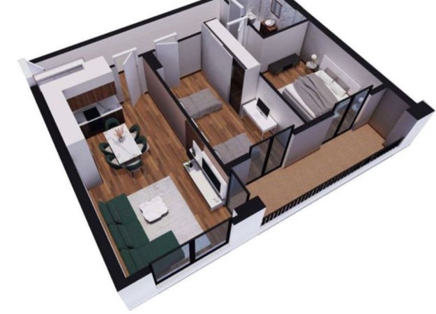 Tirane, shitet apartament 2+1, Kati 2, 104 m² 70,000 € (Kamez)