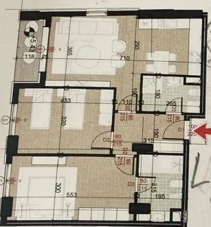 Tirane, shitet 1+1 Kati 5, 100 m² 134,622 € (Porcelan