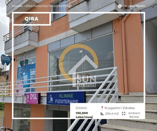 Shkoder, jepet me qera ambjent biznesi Kati 0, 256 m² 1,300 € (KRYQEZIMI I ZDRALES