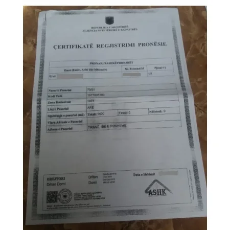 Tirane, shes toke bujqesore , 1,400 m² (Ibe e poshtme)