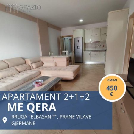 Tirane, jepet me qera apartament 2+1+BLK Kati 8, 120 m² 450 Euro (Rruga Elbasanit)