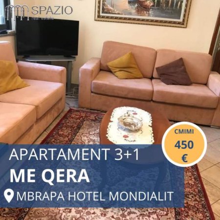 Tirane, jepet me qera apartament 3+1+BLK Kati 5, 85 m² 450 Euro (Rruga Muhamet Gjollesha)