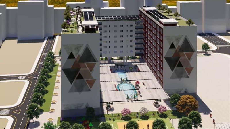 Tirane, shitet apartament 1+1 Kati 7, 65 m² 104,000 € (Mbrapa globe)