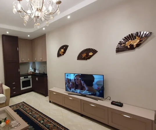 Tirane, jepet me qera apartament 1+1 Kati 1, 55 m² 40 € (Don bosco, Vizion Plus)