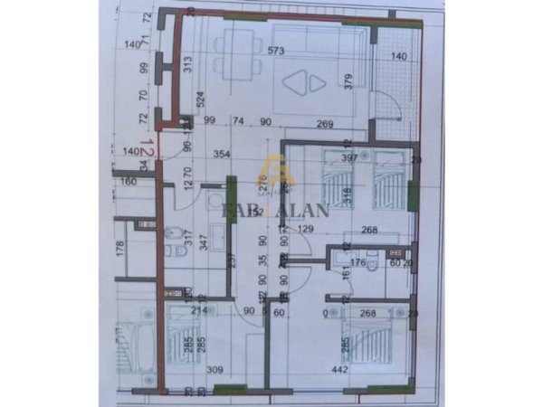 Tirane, shitet apartament 3+1 Kati 2, 112 m² 85.100 € (Kamez)