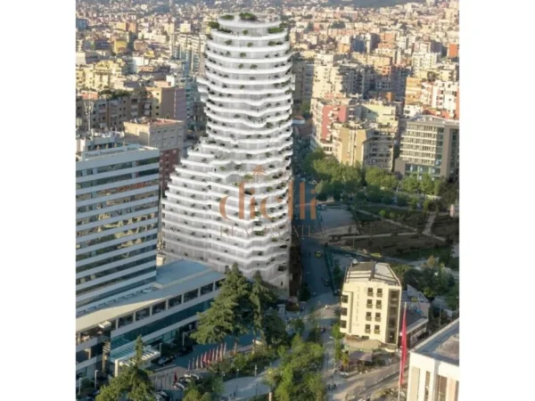 Tirane, shitet apartament 2+1+Ballkon Kati 19, 207 m² (Tirana Rock, Qender)