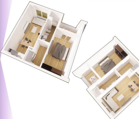 Tirane, shitet apartament 1+1 Kati 3, 70 m² 95.000 € (Ludovik Shllaku)