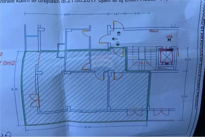 Tirane, jepet me qera 1+1 Kati 7, 106 m² 30.000 € (JEPET APARTAMENT 1+1 ME QIRA NE KINOSTUDIO)