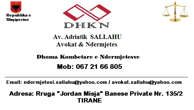 Ndermjetesi Av. Adriatik SALLAHU / Tirane