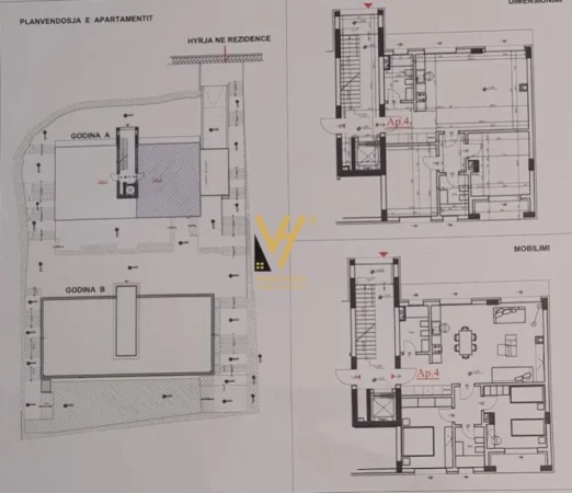 Tirane, shitet apartament 2+1+Ballkon Kati 1, 132 m² 292.016 € (SAUK)