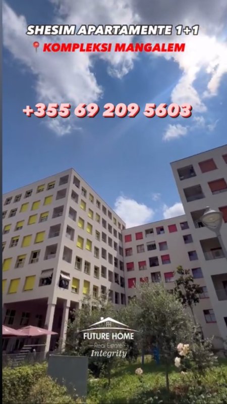 Tirane, shitet apartament 1+1 , (Kompleksi Mangalem)