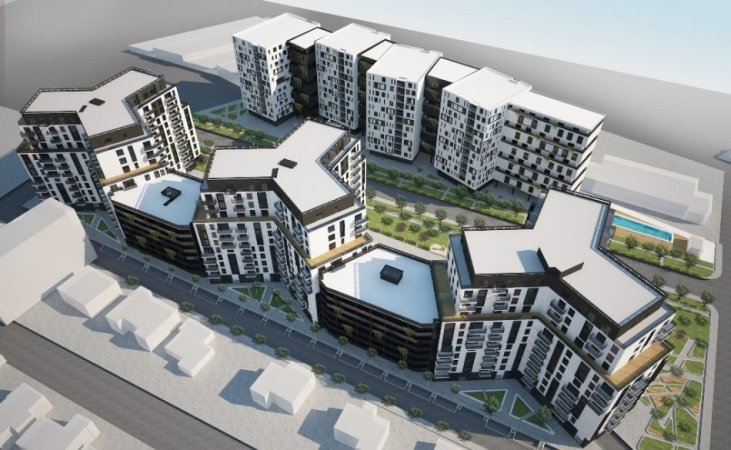Tirane, shitet apartament 2+1 Kati 4, 80 m² 108.000 € (Rezidenca Garden Turdiu)