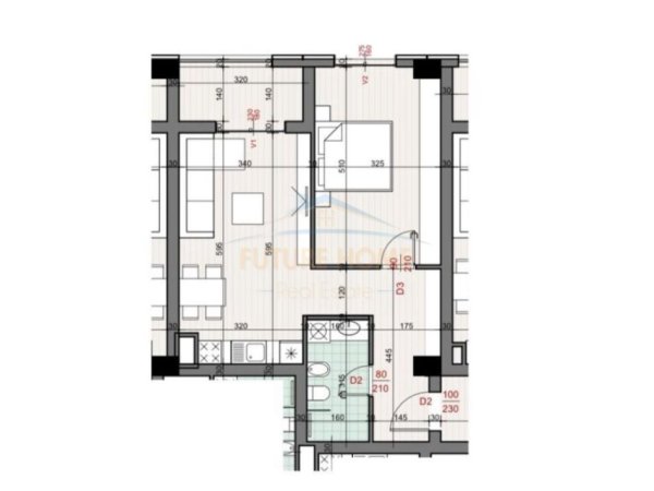 Tirane, shitet apartament 1+1 Kati 8, 74 m² 114.000 € (DON BOSKO)
