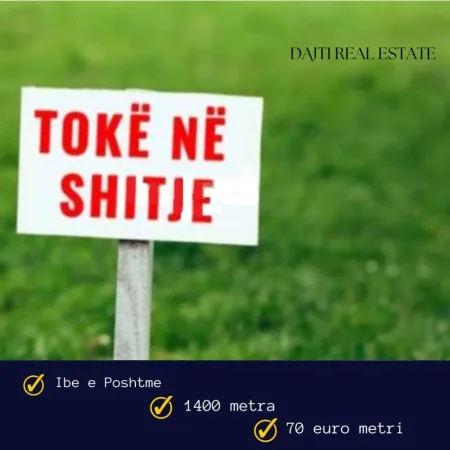 Tirane, shes toke bujqesore , 1,400 m² (Ibe e poshtme)