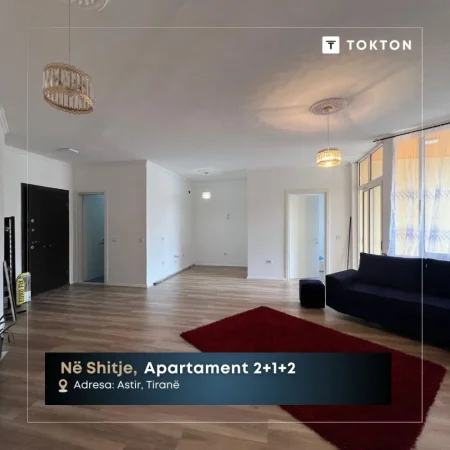 Tirane, shitet apartament 2+1 Kati 6, 104 m² 124.000 € (Astir)