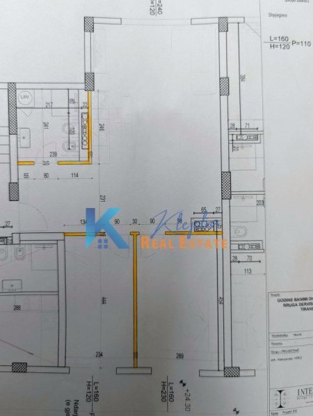 Tirane, shes apartament 2+1+Ballkon Kati 7, 89 m² 155.000 € (Afer Shkolles se Kuqe)