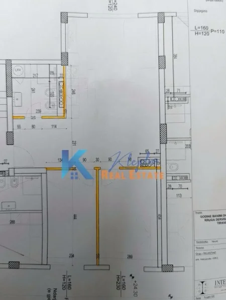 Tirane, shes apartament 2+1+Ballkon Kati 7, 89 m² 155.000 € (Afer Shkolles se Kuqe)