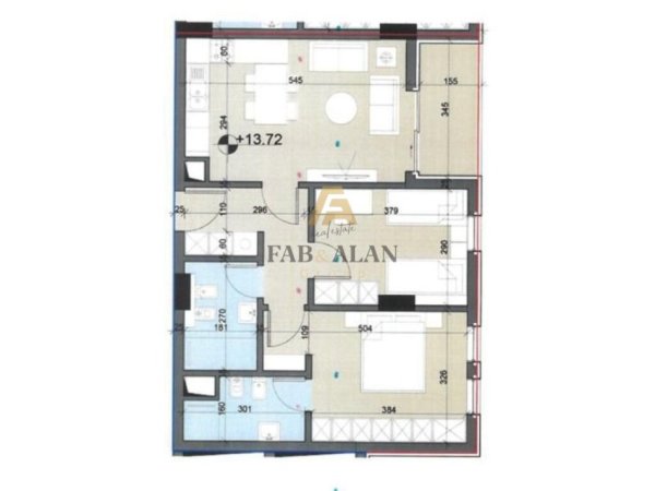 Tirane, shitet apartament 2+1+2 Kati 4, 91 m² 104.400 € (Univers City)