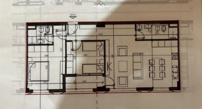 Tirane, shes apartament 2+1 Kati 5, 105 m² 143.000 € (jordan misja)