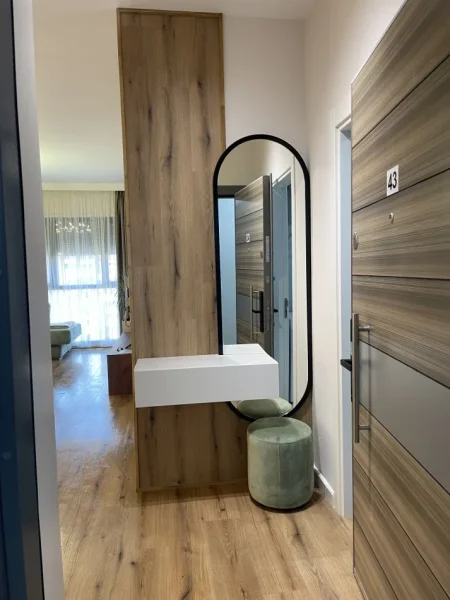 Tirane, jepet me qera apartament 1+1+Aneks+Ballkon Kati 7, 70 m² 600€ (Kompleksi ASL tek QSUT)
