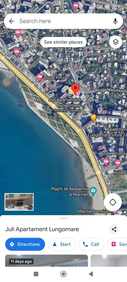 Jepet gazoniere me qera ditore në lungomare