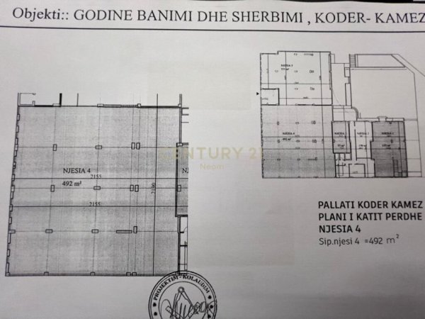 Tirane, shes ambjent biznesi Kati 0, 485 m² 825.000 € (Institut Kamëz)