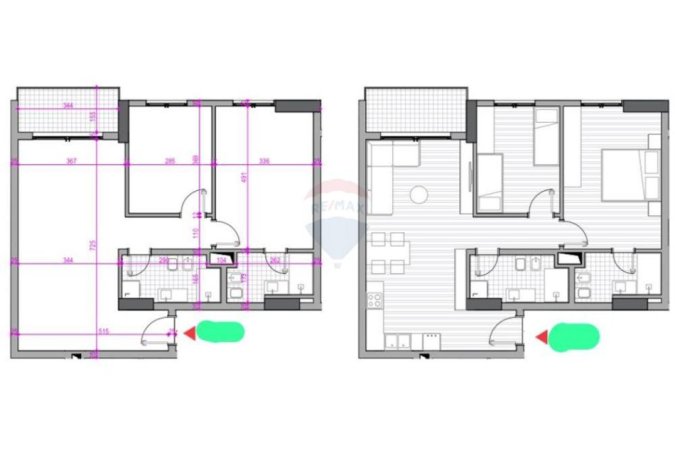 Tirane, shitet apartament 2+1 Kati 8, 99 m² 133.700 € (5 Maj)