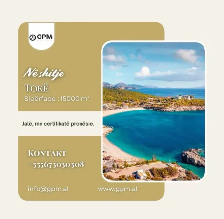 Dhermi - Palase, shes truall , 15.000 m² (JALE)