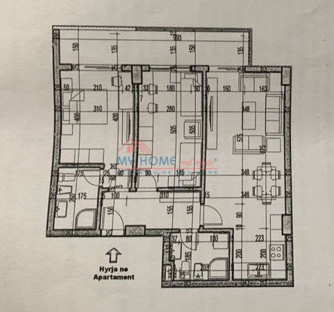Tirane, shitet apartament 2+1+Ballkon Kati 5, 116 m² 163.000 € (Astirit)