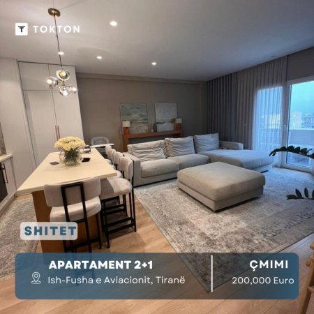 Tirane, shitet apartament 2+1 Kati 11, 137 m² 200.000 € (Ish-Fusha e Aviacionit, Tiranë)