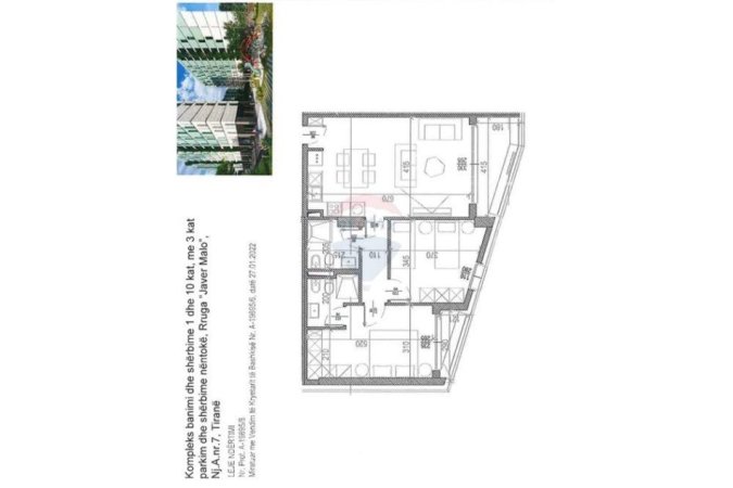 Tirane, shitet apartament 2+1 Kati 2, 103 m² 165.000 € (Rruga Kavajes)