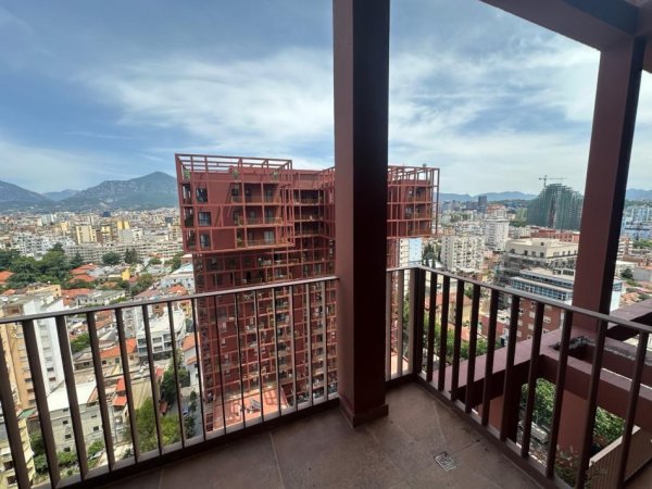 Tirane, jepet me qera apartament 2+1+Ballkon Kati 15, 114 m² 1.200 € (Rruga Kavajes)