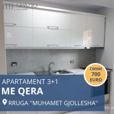 Tirane, jepet me qera apartament 3+1+BLK Kati 2, 96 m² 700 Euro (Rruga 'Muhamet Gjollesha'')