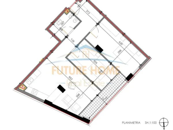 Tirane, shitet apartament 2+1+Ballkon Kati 5, 110 m² 104.200 € (Shkoze)
