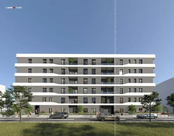 Durres, shitet apartament 1+1 Kati 5, 55.86 m² 57.750 €