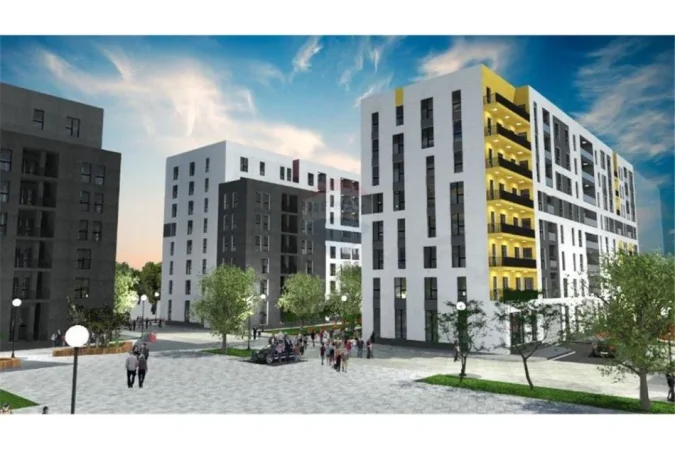 Tirane, shitet apartament 1+1+Ballkon Kati 1, 51 m² 72.600 € (Autostrada Tiranë-Durrës, Shqipëri)