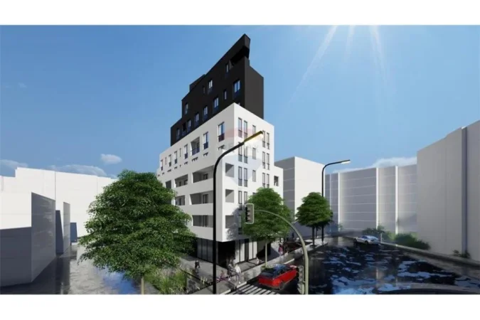 Tirane, shitet apartament 1+1 Kati 8, 147 m² 138.000 € (Shkolla E Bashkuar - Rruga e Dibrës)