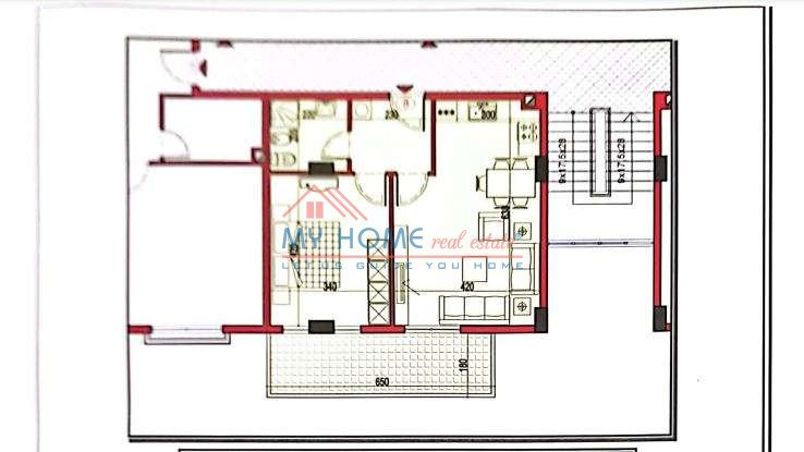 Tirane, shitet apartament 1+1+Ballkon Kati 4, 73 m² 139.000 € (Kodra e Diellit 1)