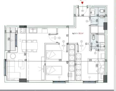Tirane, Shitet, apartament 2+1 Kati 3, 89 m² 75.250 € (Paskuqan)