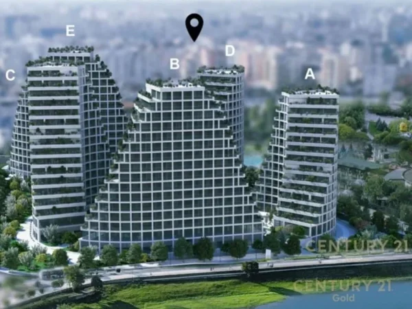 Tirane, jepet me qera ambjent biznesi Kati 0, 192 m² 5.000 € (LAKE VIEW RESIDENCE)